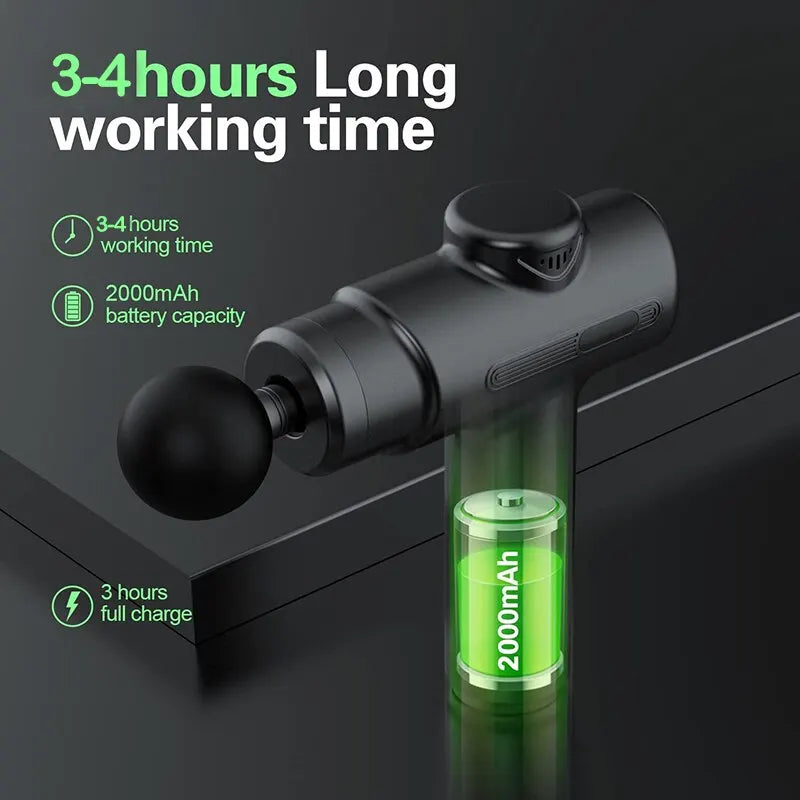 MuscleGun™ Powerful 8-Head Massage Gun – Deep Tissue Relief for Full-Body Muscle Recovery